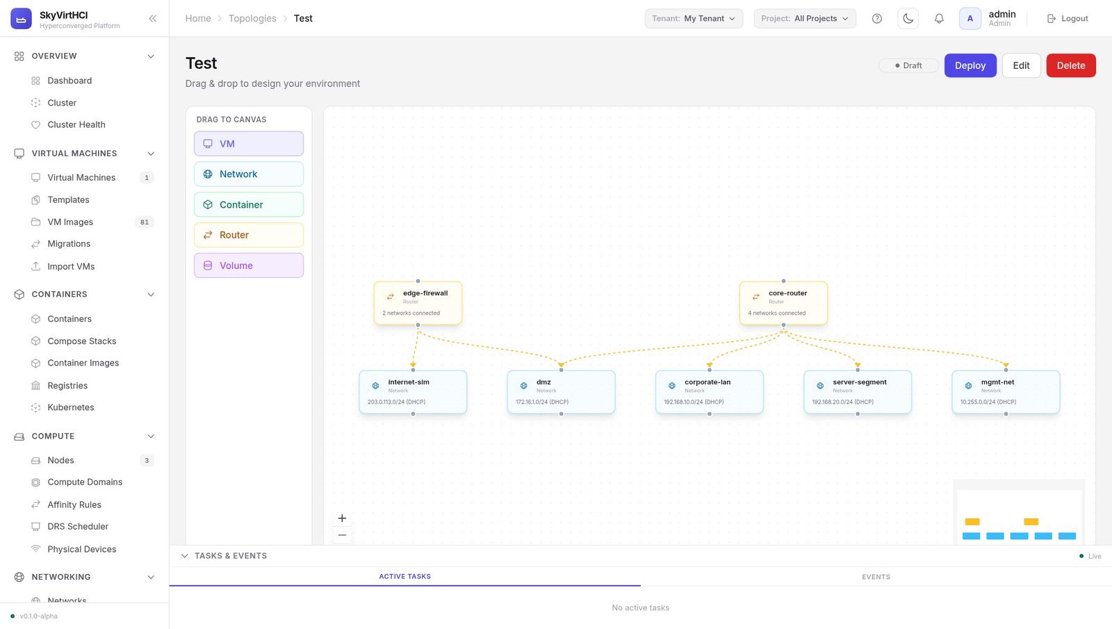 SkyvirtHCI infrastructure builder